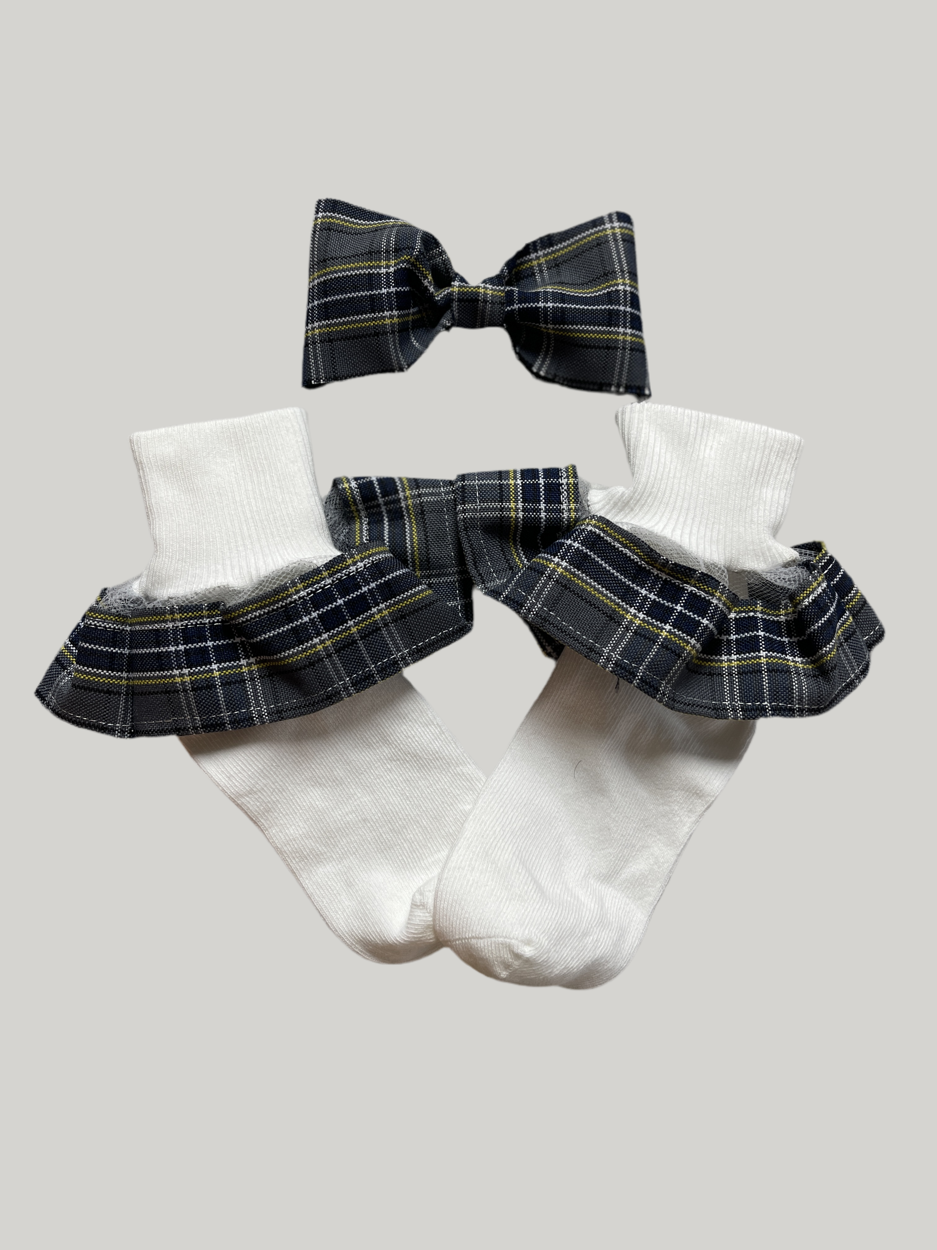 Plaid Tutu Socks