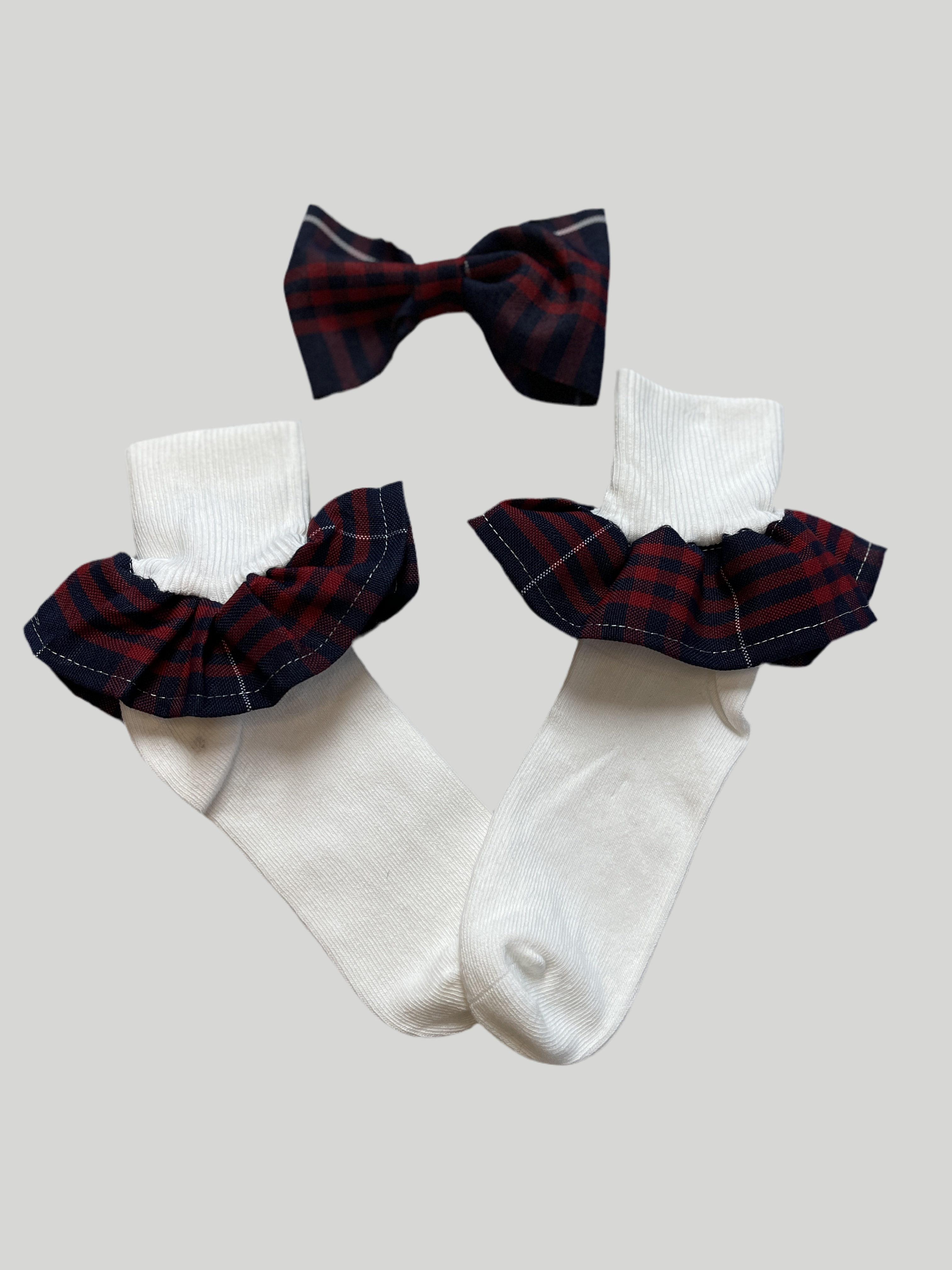 Plaid Tutu Socks