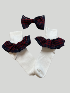 Plaid Tutu Socks