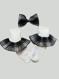 Plaid Tutu Socks